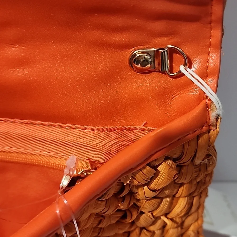 Urban Expresions Brand New Orange  Crossbody Bag Vegan